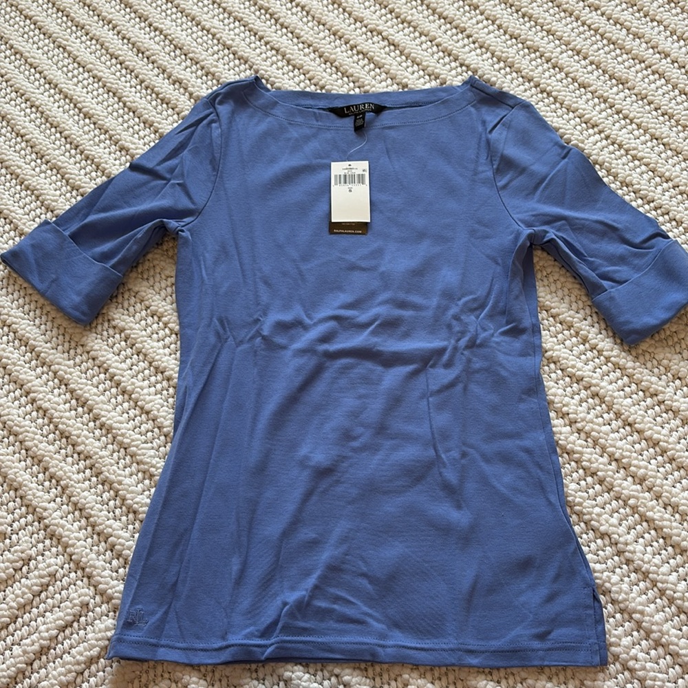 Ralph Lauren Blue Short Sleeve Top